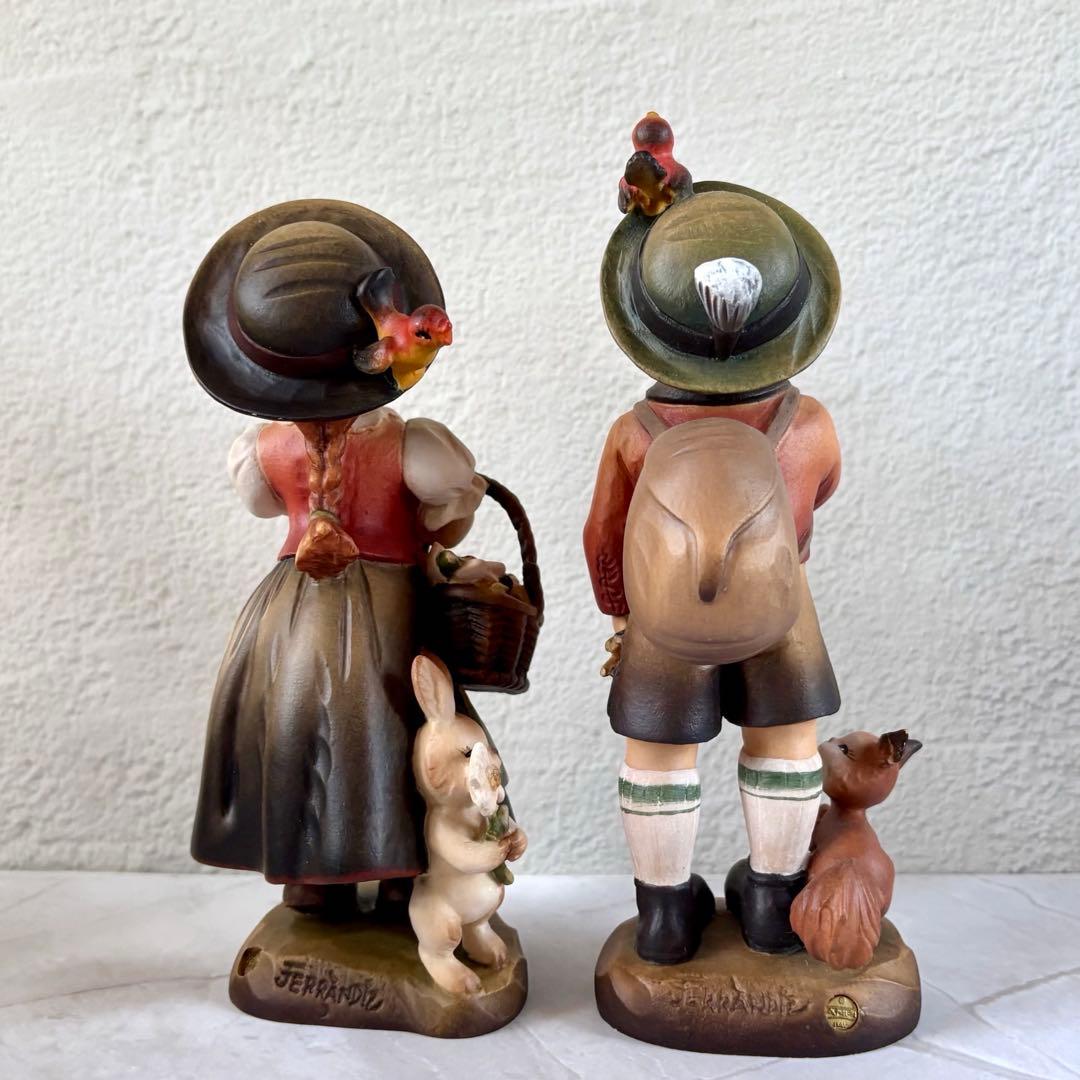 アンリ人形 ANRI Ferrandiz 18㎝・ペア　【エーデルワイズ】