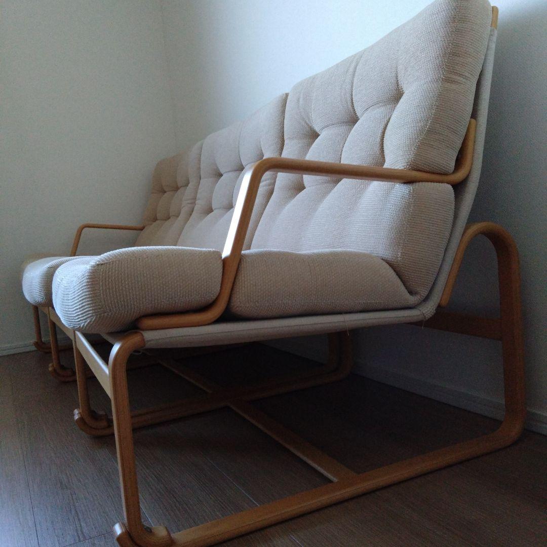 天童木工　ブルーノマットソン　イージーチェア ３シーター ②