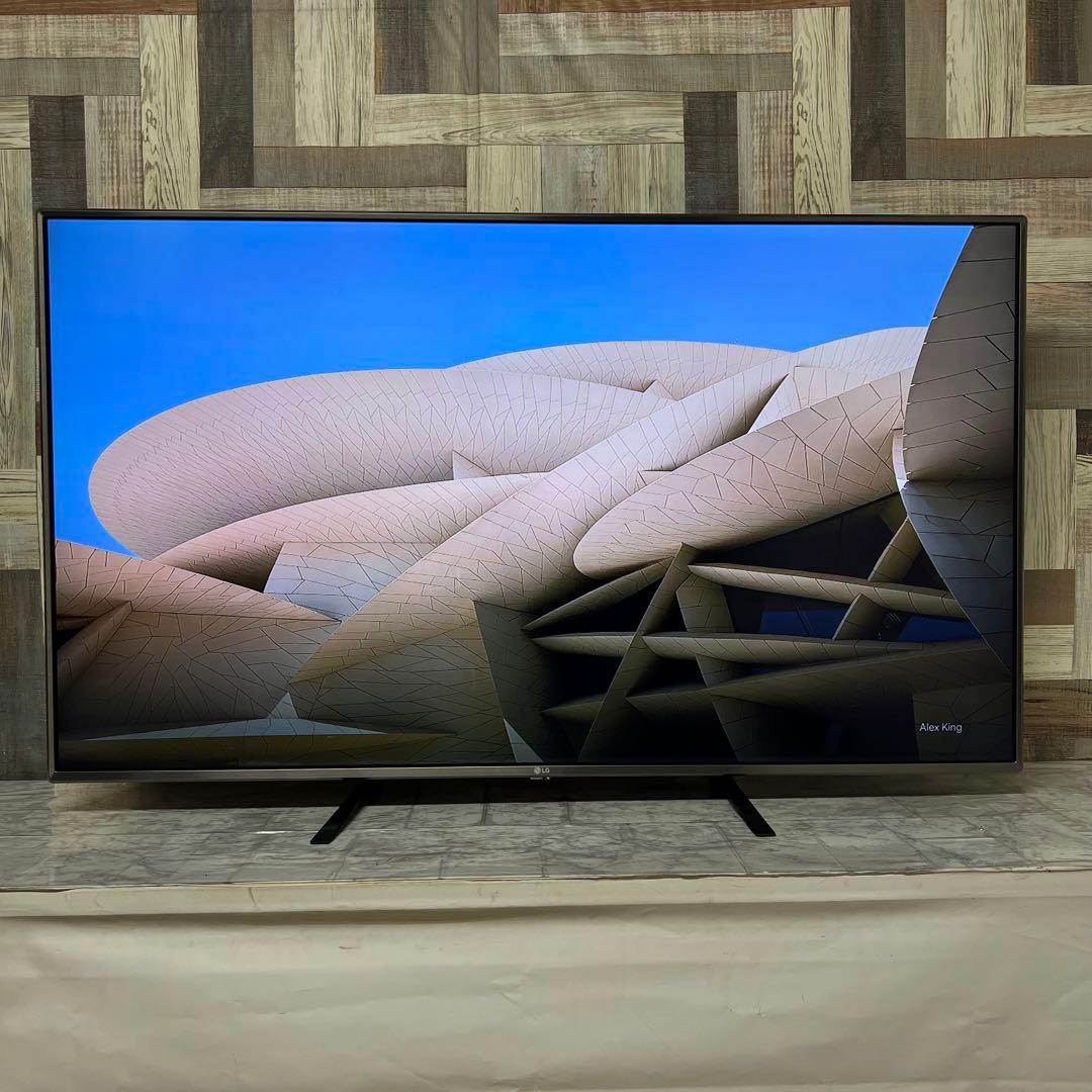 即日受渡❣️全国送料込LG55型4K液晶テレビWチューナー Netflix視聴可