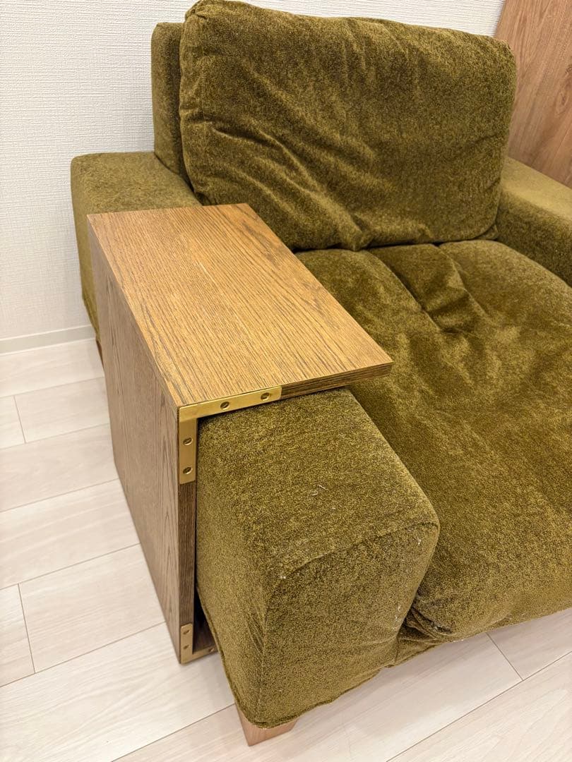 【6/22までの出品】ReCENO リセノ 1人用ソファ folk オリーブ