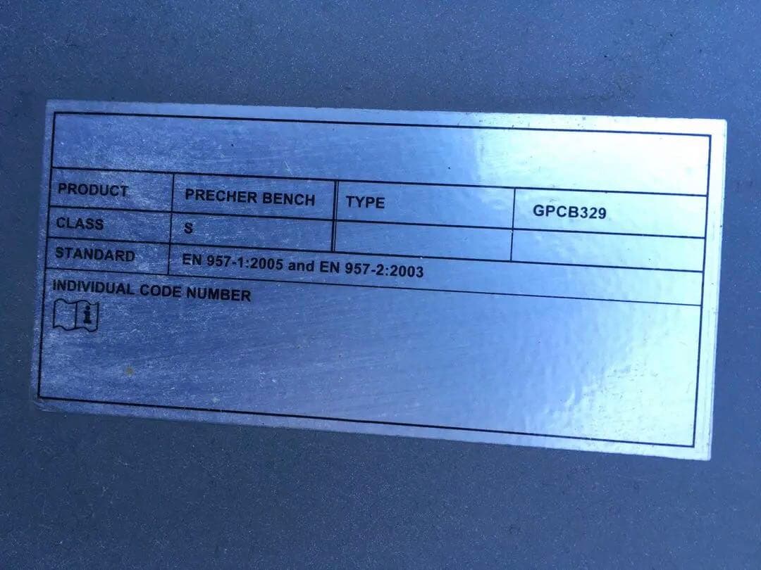 BodySolidのジムユースのプリチャーベンチ