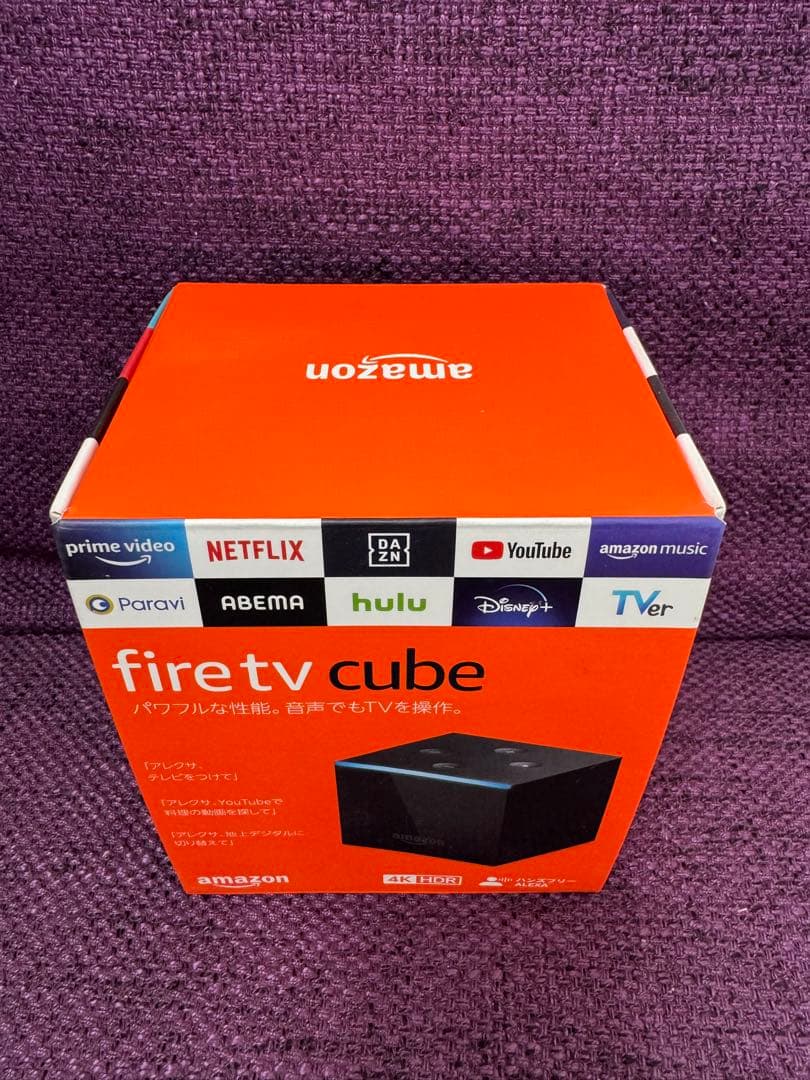Fire TV Cube 4K HDR Alexa対応