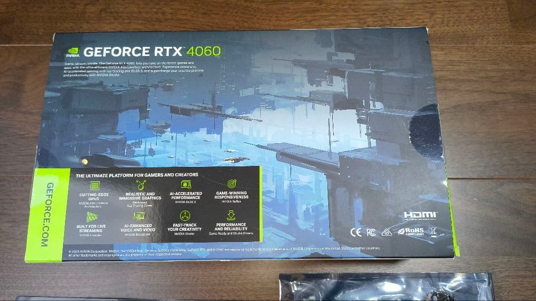 玄人志向NVIDIA RTX4060 搭載 グラフィックボード