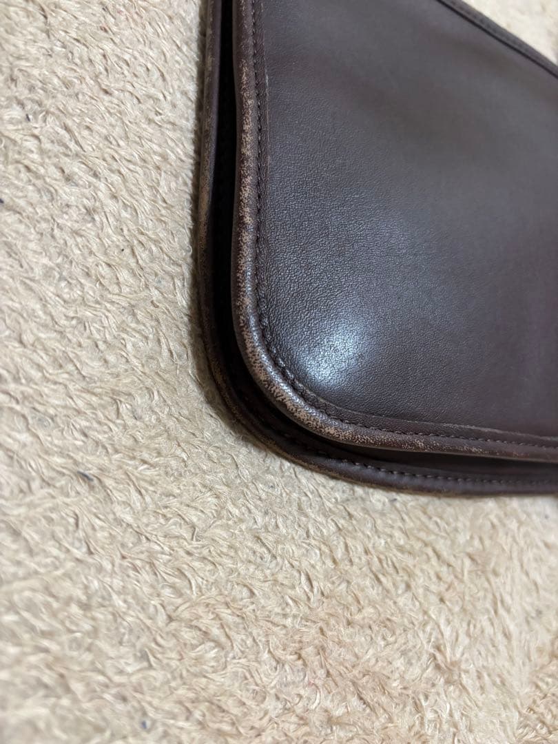 OLD COACH レザーショルダーバッグ オールドコーチ レザーポシェット
