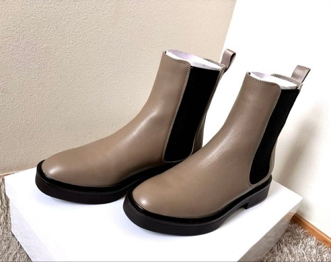 ❤️LANVIN❤️ランバンオンブルー サイドゴア ボアブーツ 22.5㎝ 新品