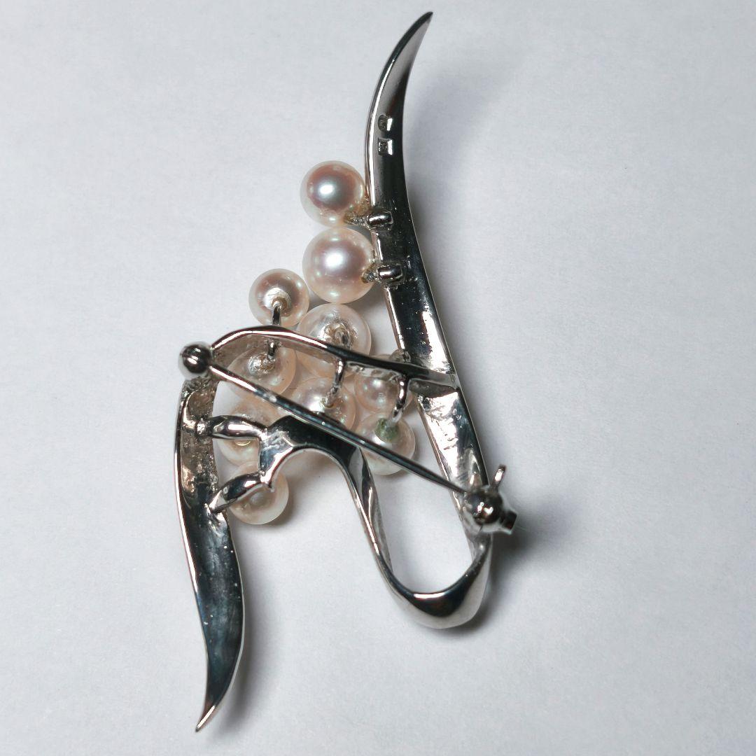 【美品 最高級】ミキモト ブローチ パール フォーマル 10珠 皇室御用達