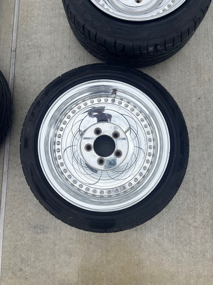 値下げ　希少　鍛造　深リム　15インチ　8.5j 5H114.3 エプシロン