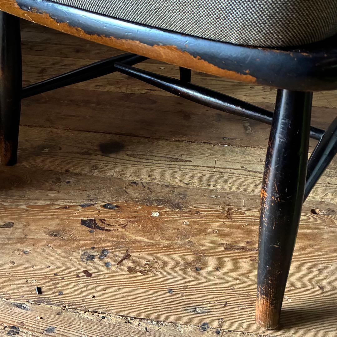 キツツキ 飛騨産業 ヴィンテージ ラウンジ イージーチェア 曲木 ウィンザー ②