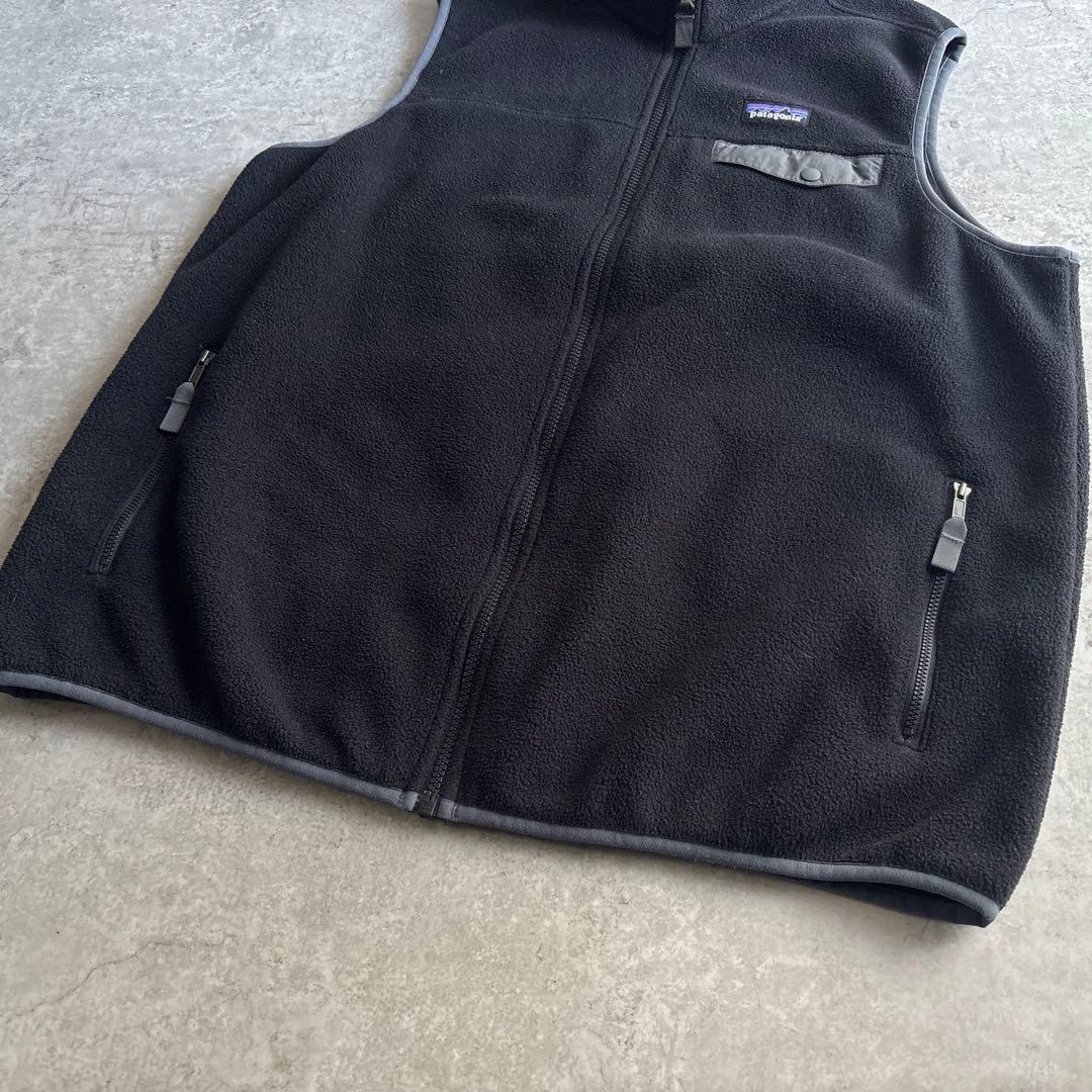 patagonia パタゴニア【XL】シンチラ スナップT ベスト ブラック 黒