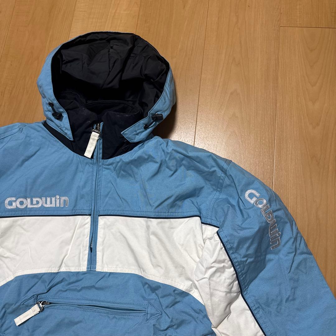 GOLDWIN スキーウェア レディース 水色/白