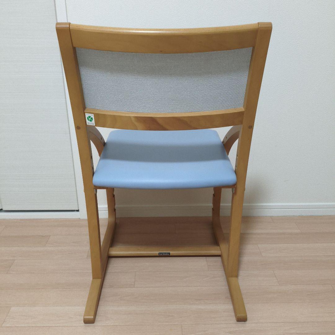 カリモク デスクチェア 学習椅子 クレシェ XT2401KS フローラルブルー