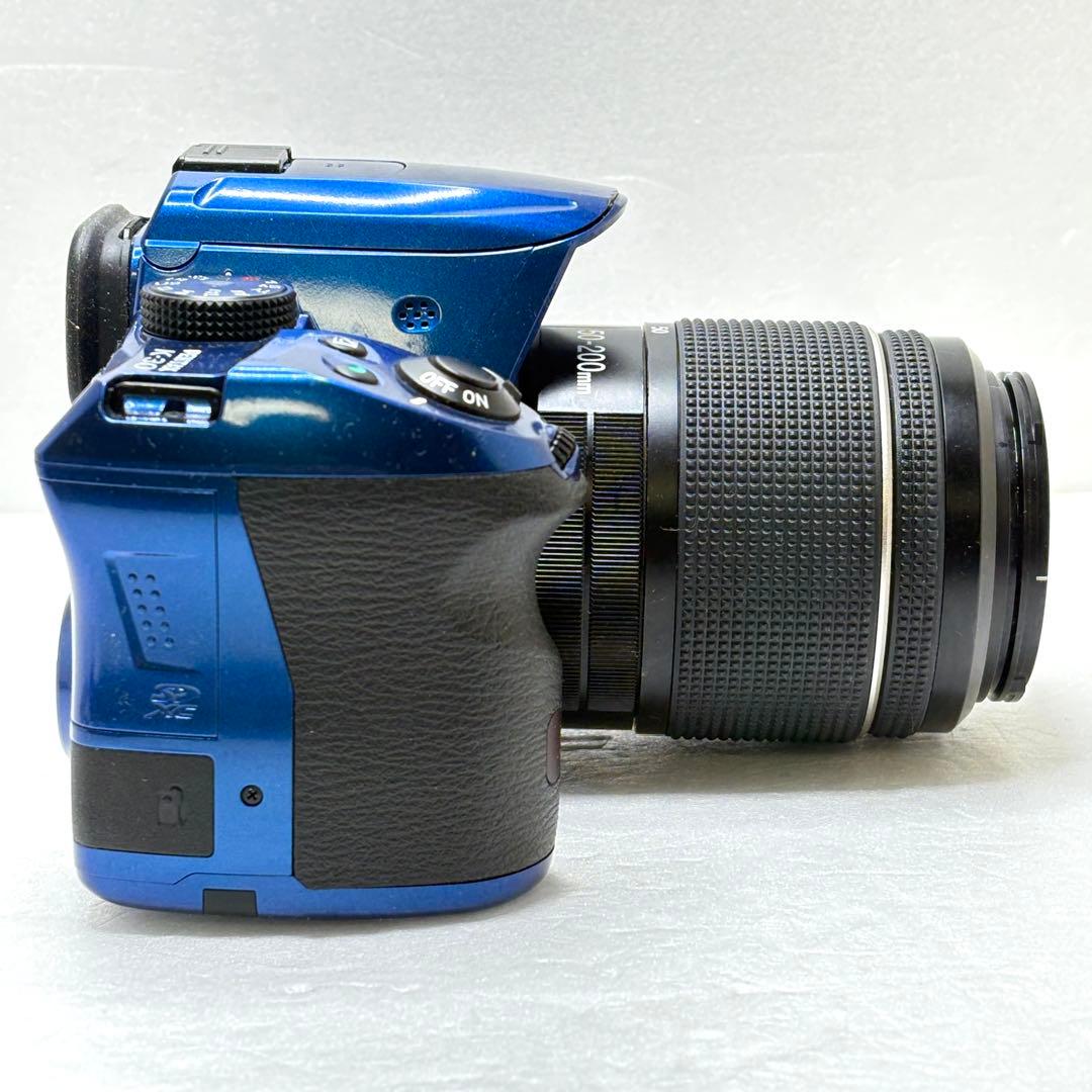 【黒死病対策済】PENTAX K-30 クリスタルブルー 50-200mmズーム