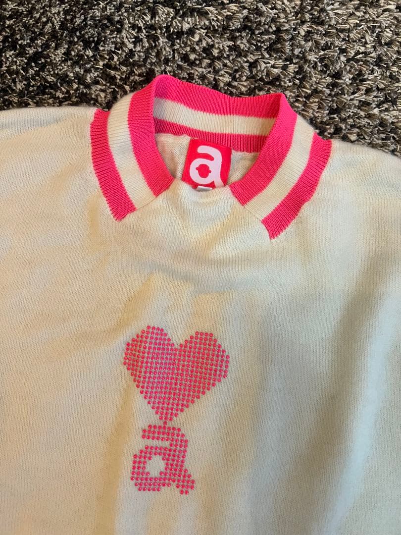 archivio＊アルチビオ＊ニット＊セーター＊ゴルフウェア＊ハート