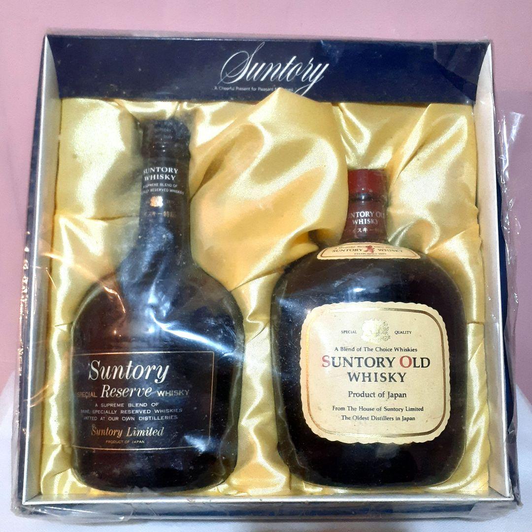 未開封 3本セット サントリー ウイスキー リザーブ オールド エクセレンス