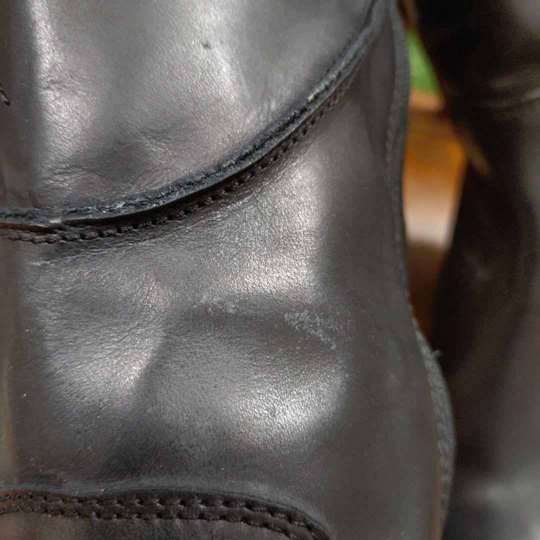 専用　Clarks　ブラックレザー ロングブーツ フラワー　刺繍