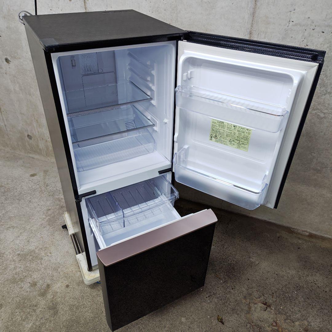 SHARP SJ-GD14D-B つけかえどっちもドア ガラストップデザイン