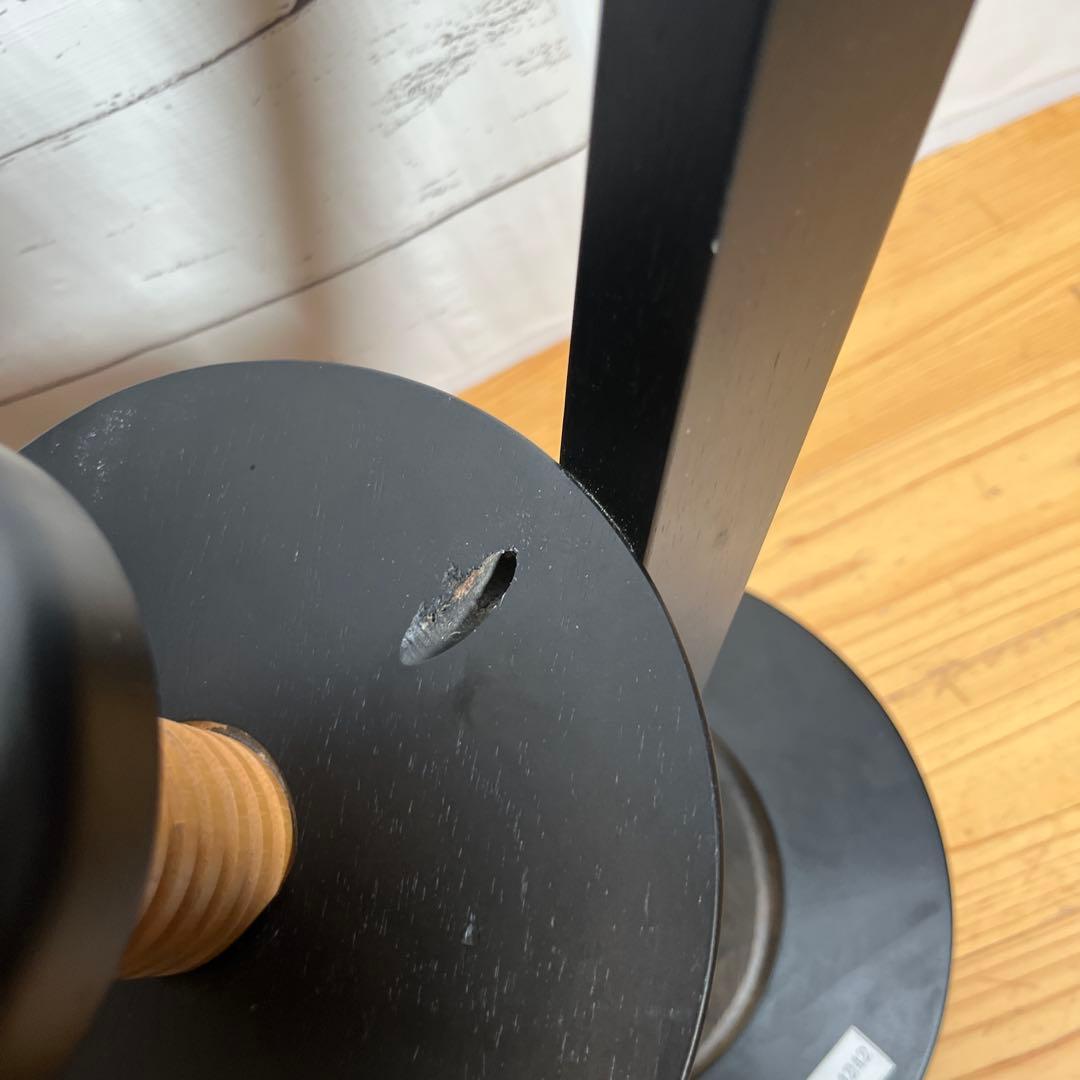 広松木工　LUME スツール　回転式　サイドテーブル　ミニクッション