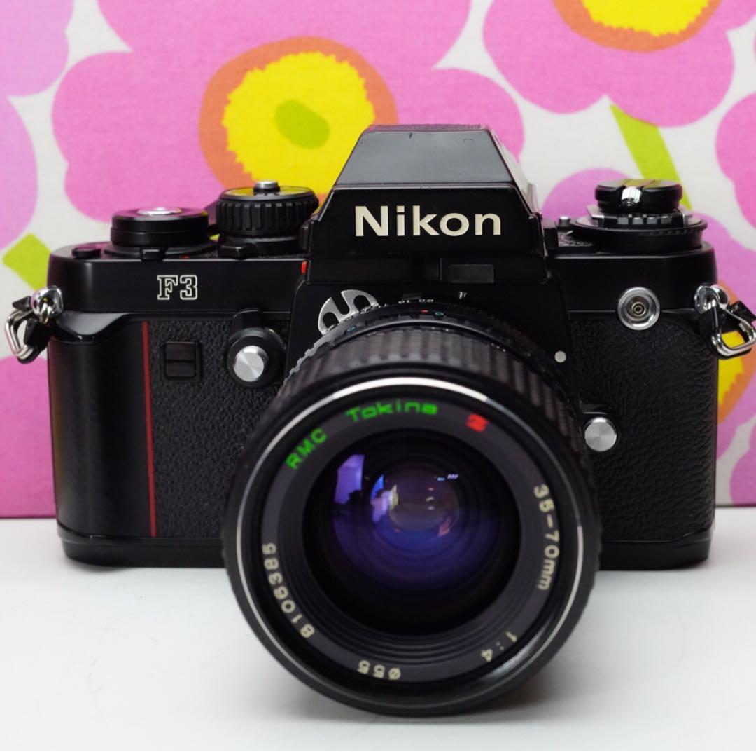 ニコン Nikon F3 レンズ2本付き❤️憧れのフィルムカメラ