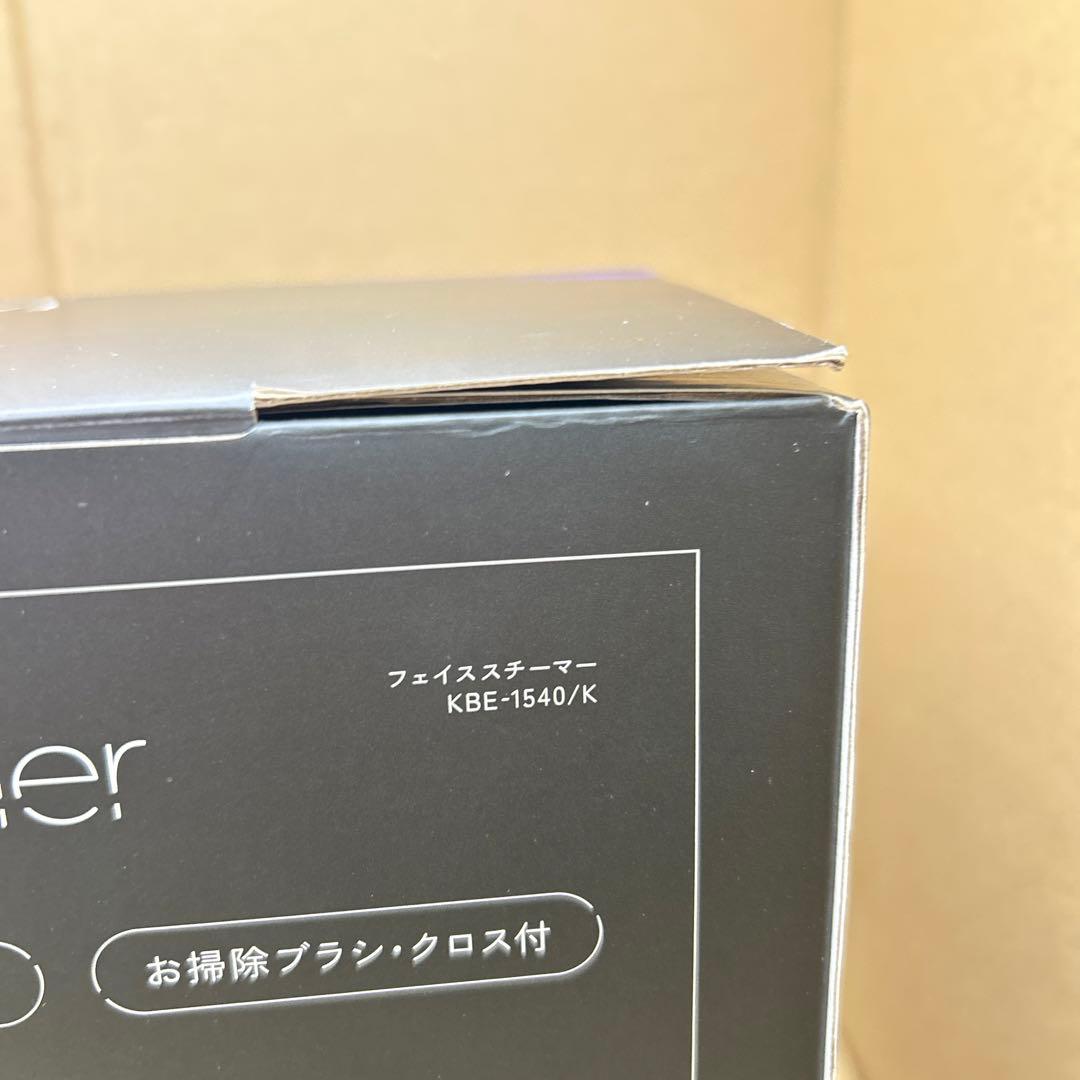 コイズミ フェイススチーマー エナージュ　ブラック KBE-1540/K