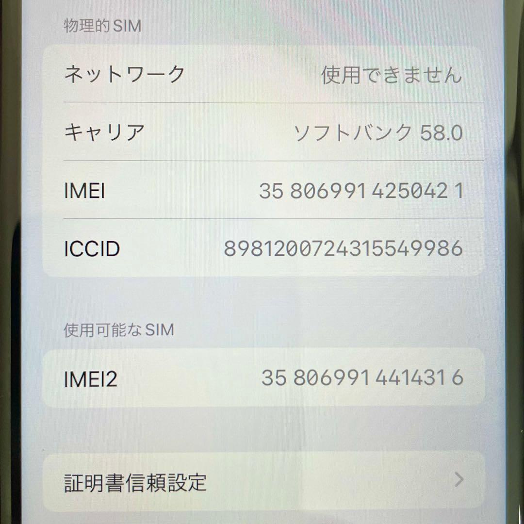 ◎ Apple iPhone SE 第三世代 MMYC3J/A 100％