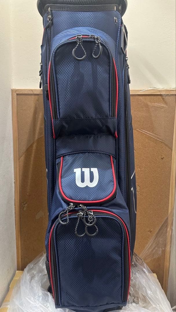 だっちょ君　Wilson ゴルフバッグ ネイビー　WGB5307