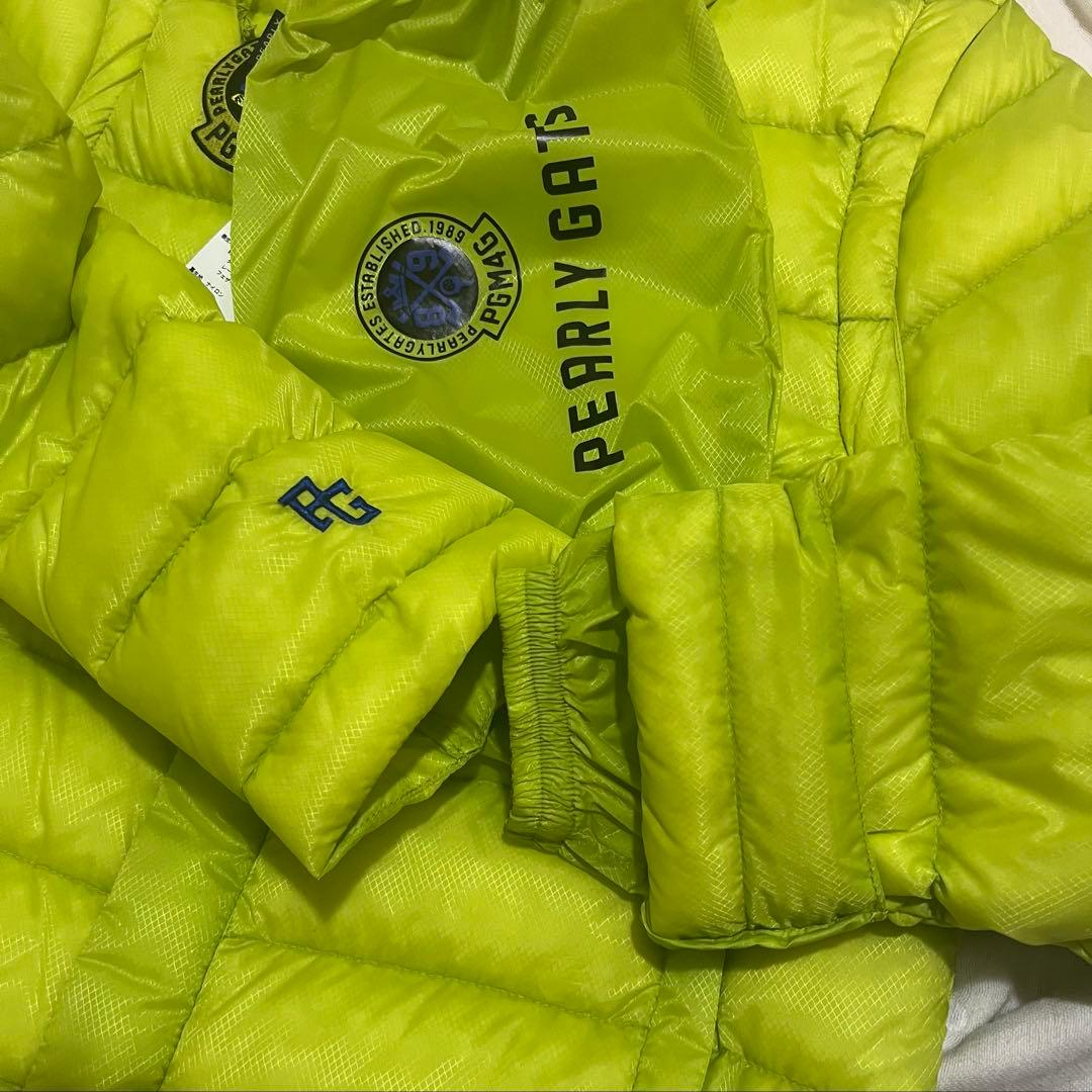 パーリーゲイツ ダウン ライム グリーン パッカブル ダウンジャケット ベスト