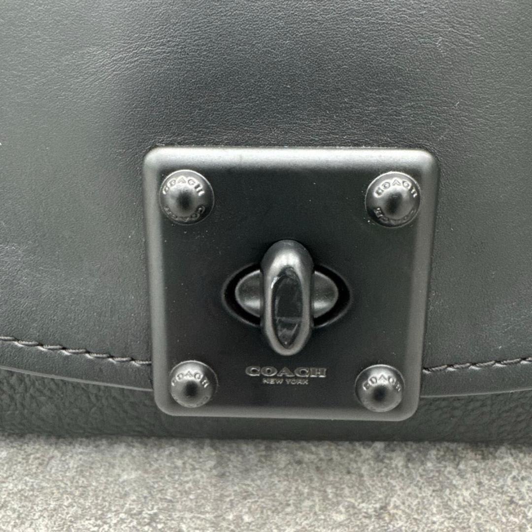 美品　コーチ　ドリフター　ターンロック　2way　ブラック　38389