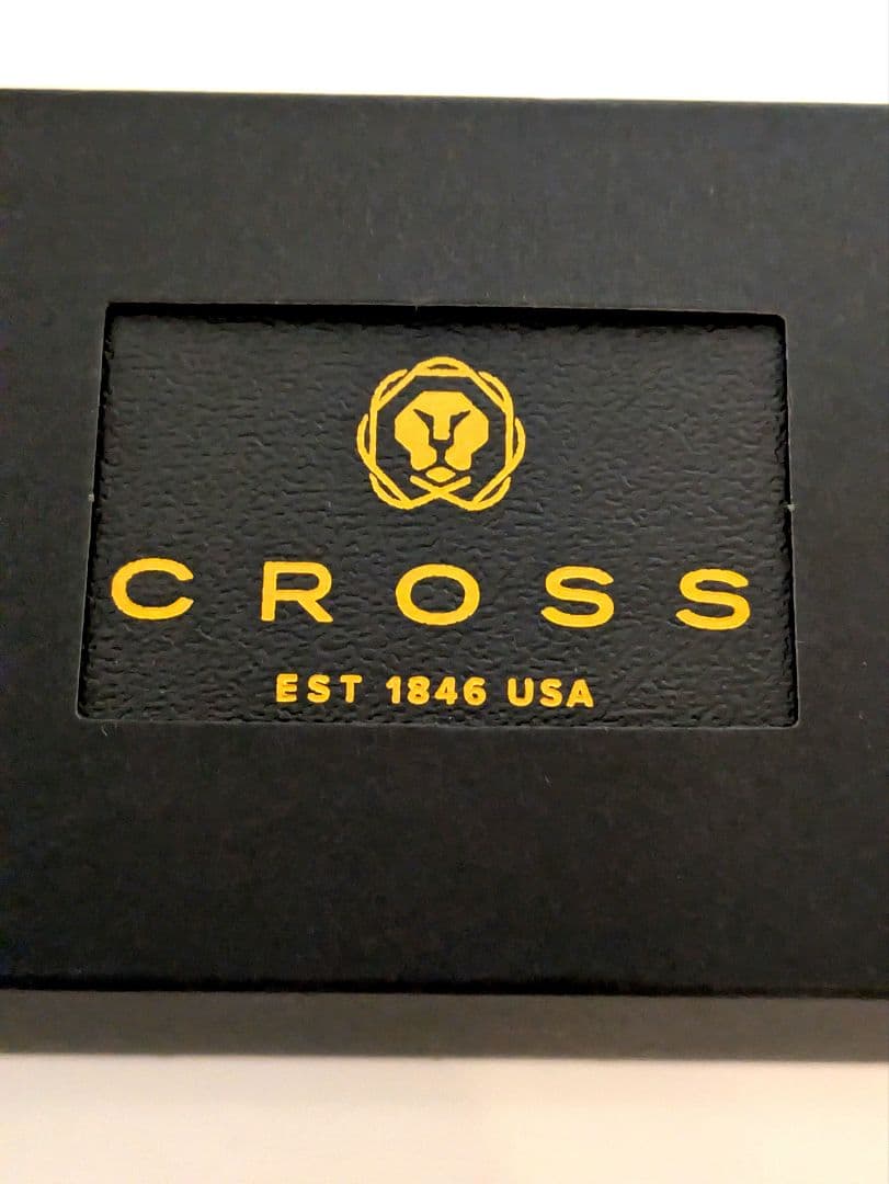 新品 未使用 CROSS クロスボールペン ゴールド ホワイト 箱入り説明書付き