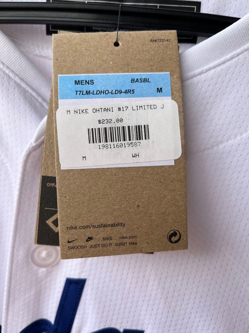 【新品未使用】Nike Dodgers Ohtani #17 リミテッドM