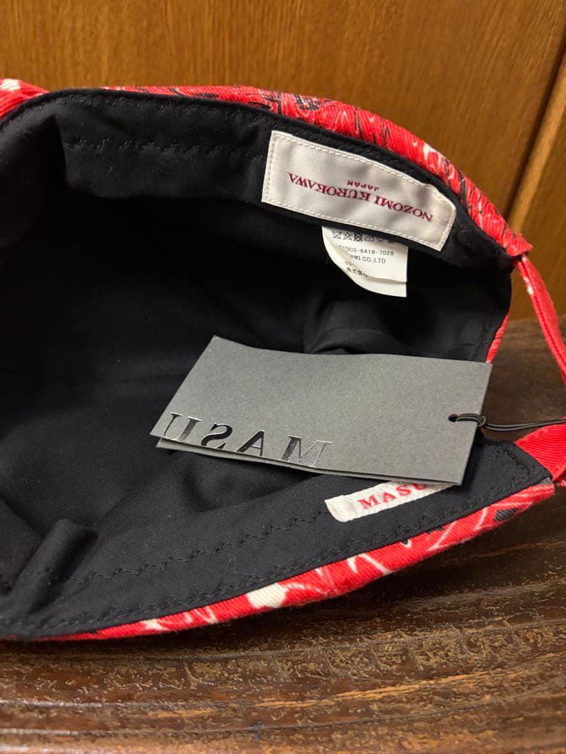 MASAT バンダナ柄 キャップ　MASU MARBLE BANDANA CAP