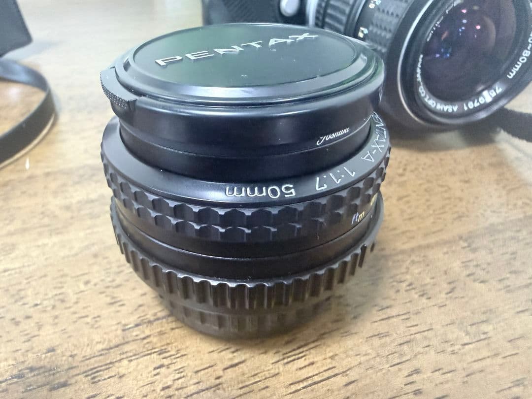 PENTAX ME Super ストロボ、レンズ付き