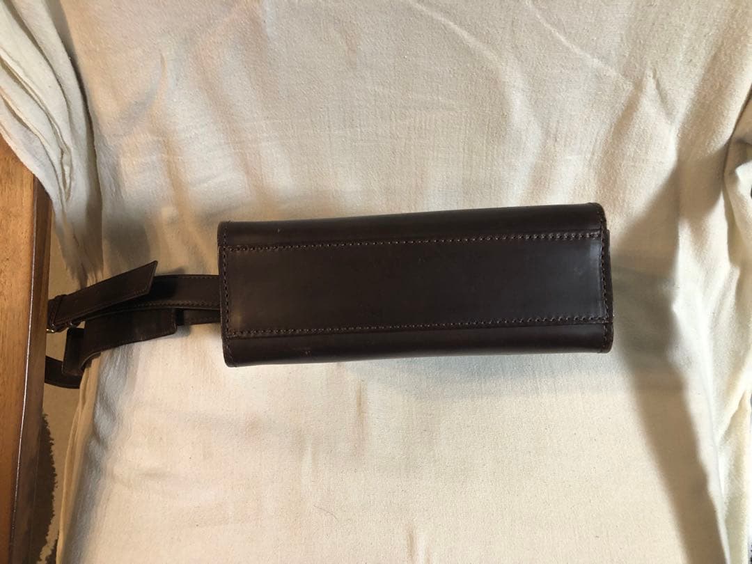 【週末限定値下】廃盤希少人気のチョコ　土屋鞄 ボックスショルダー