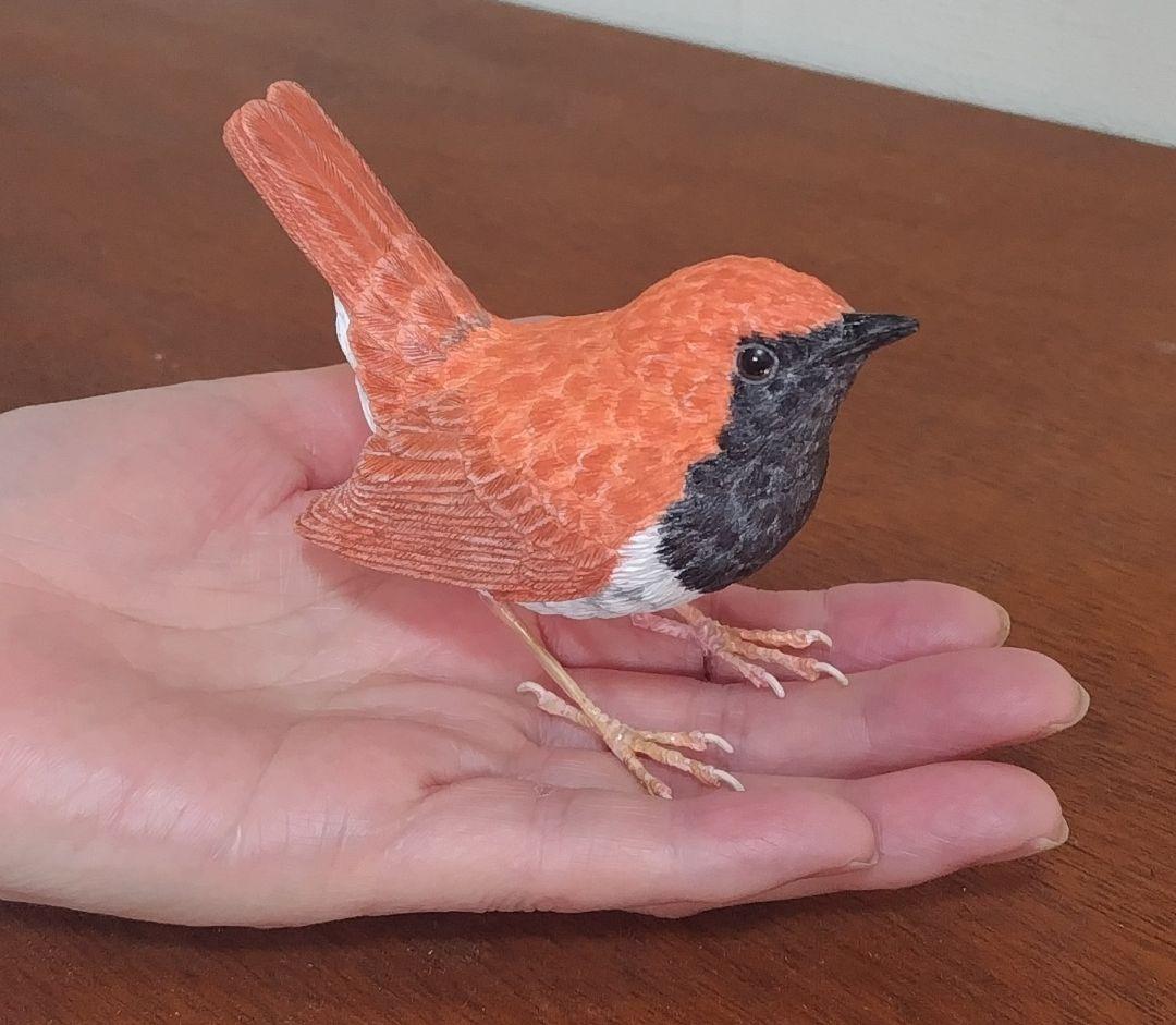 バードカービング　\"ホントウアカヒゲ”