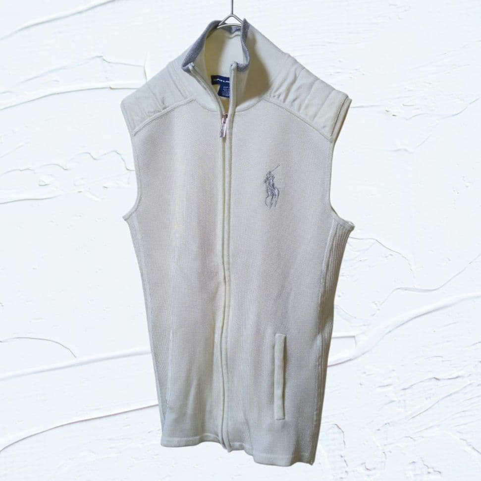 ❤未使用級❤ラルフローレンゴルフクラシックオックスフォード ホワイト ビックロゴ