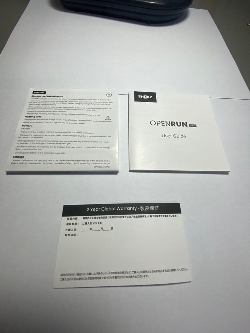 SHOKZ OPENRUN Mini 骨伝導イヤホン