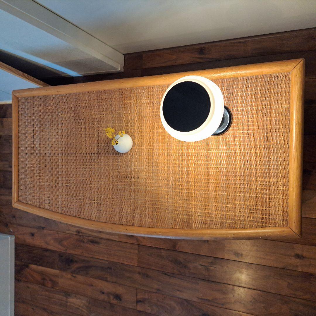 【アンティーク】籐 ラタン サイドボード チェスト ローボード 4杯 古道具