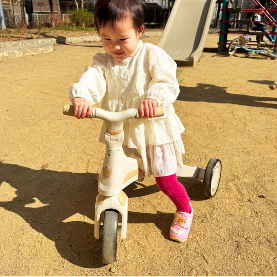 【新品】多機能三輪車 イエロー 7in1 折りたたみ式 安全設計1歳〜5歳