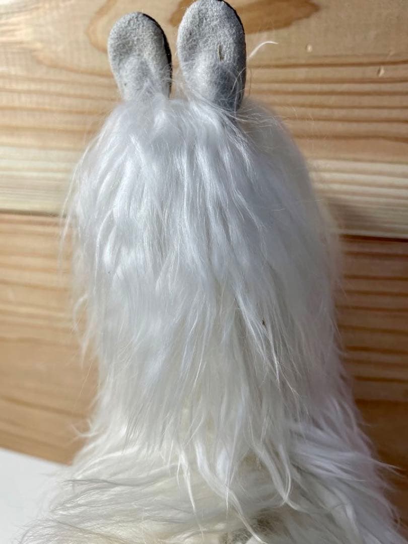 SUPER SOFT 天然100% スリのベビーアルパカ毛皮のぬいぐるみ