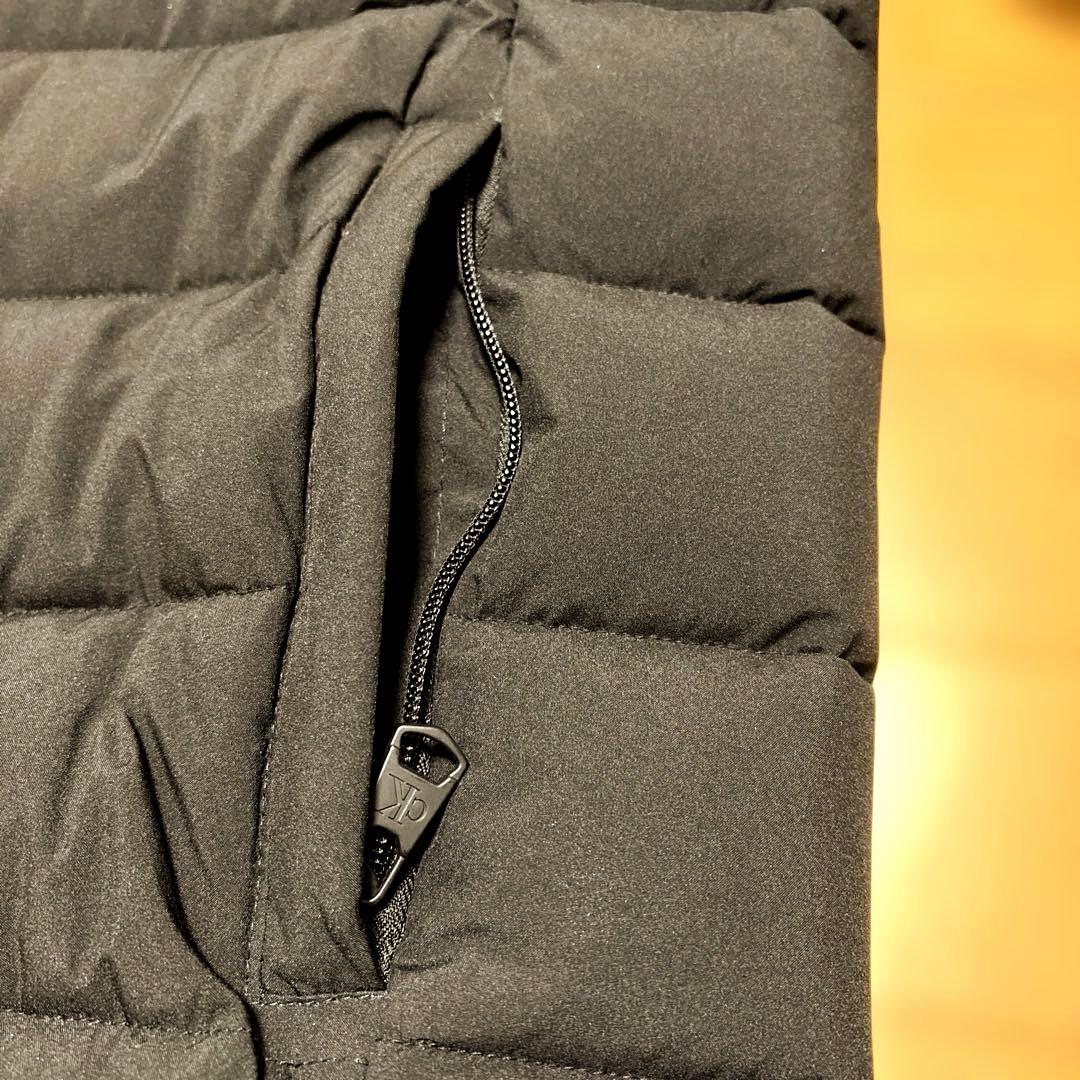 匿名配送 新品未使用 カルバンクライン メンズ パフジャケット中綿 XL 黒