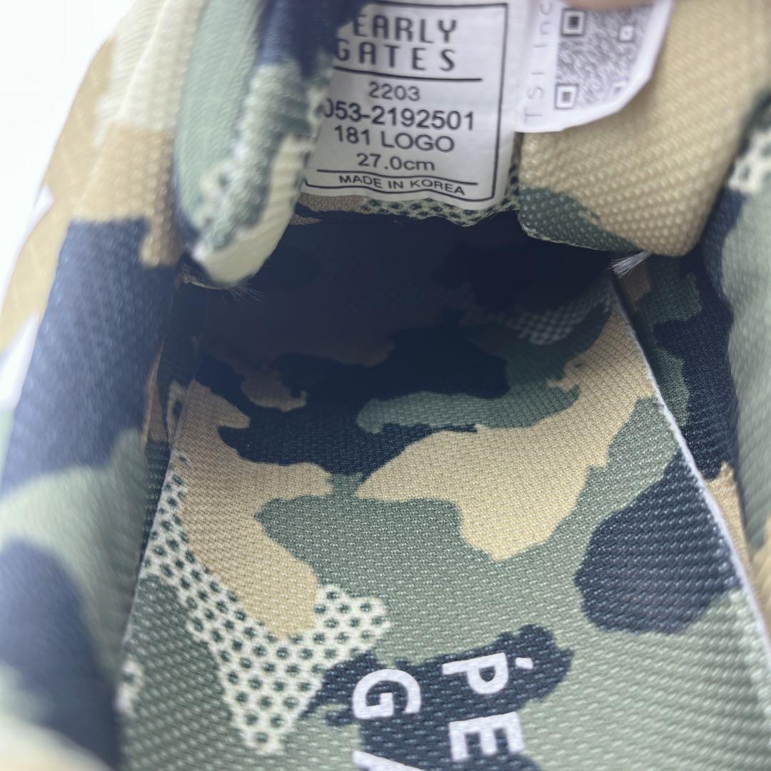 新品 未使用 PEARLY GATES ゴルフシューズ ロゴ　27.0