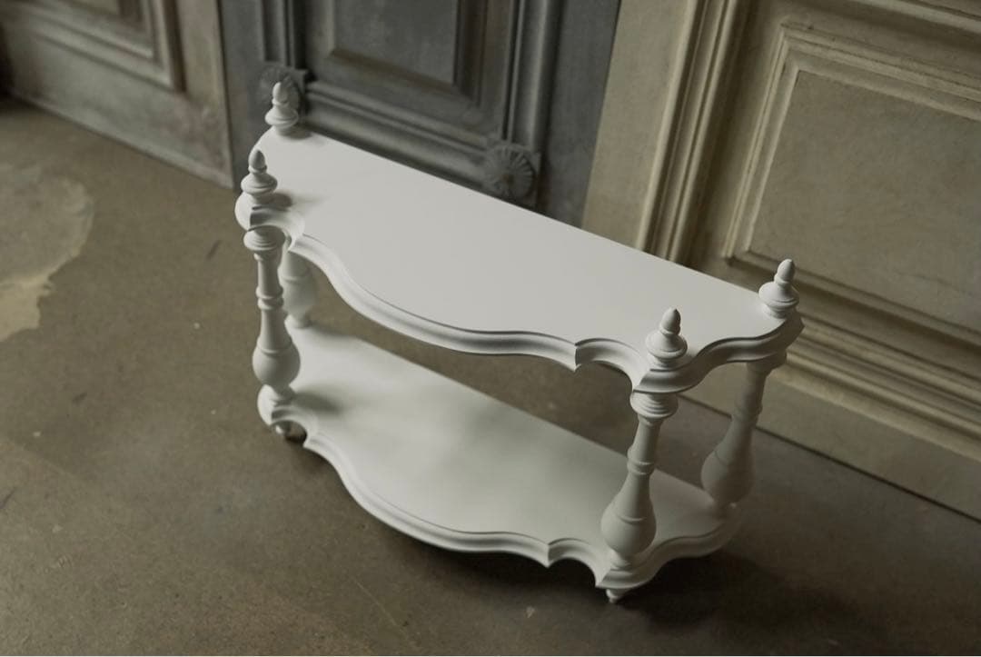 【受注製作】ナポレオンシェルフ(ホワイト)