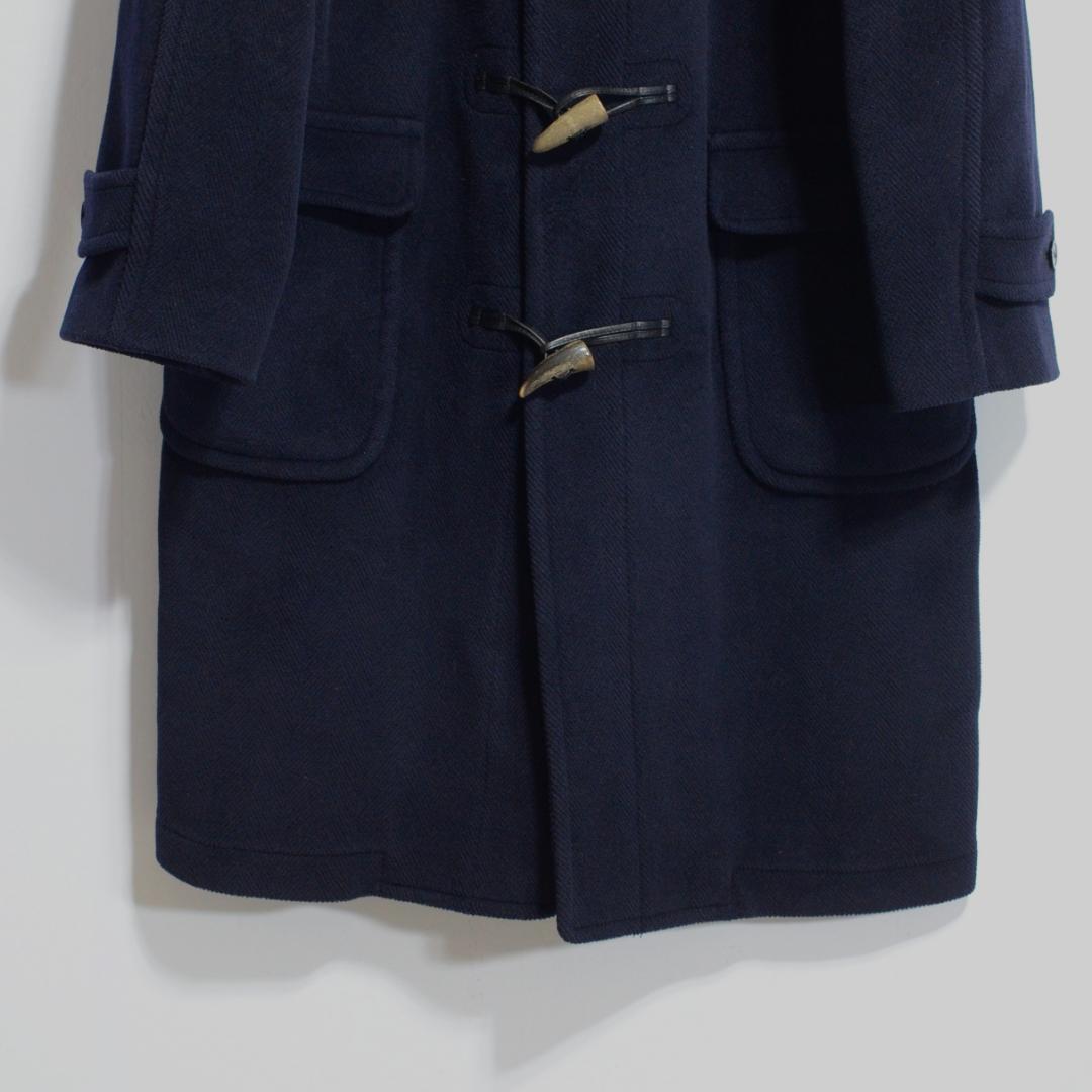 超貴重極上品　ムーアブルック製 カットパイル ダッフルコート M ネイビー