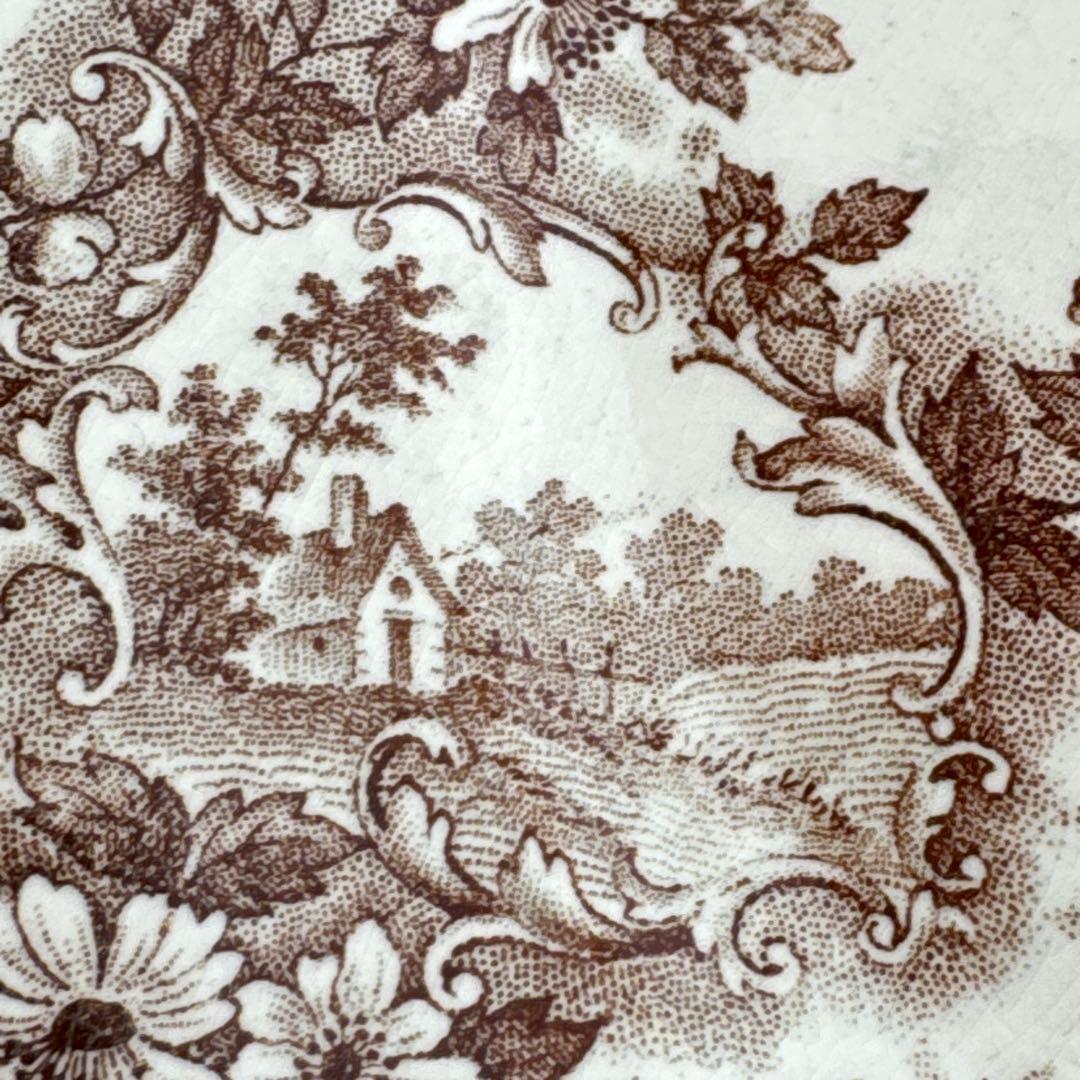 フランスアンティーク　ショワジールロワ　ポンパドール　ディナープレート