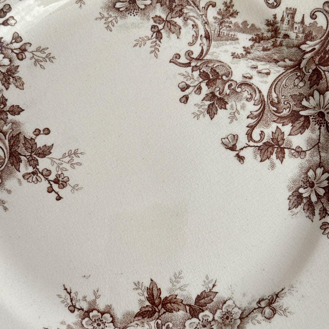 フランスアンティーク　ショワジールロワ　ポンパドール　ディナープレート