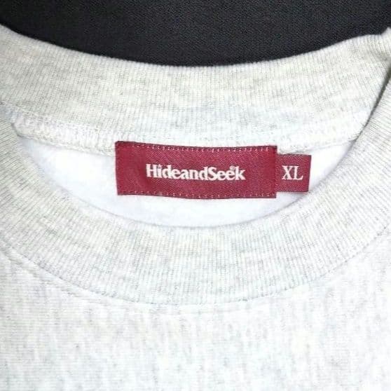 H&S クルーネック スウェット H-GRAY XL 未使用 ハイドアンドシーク