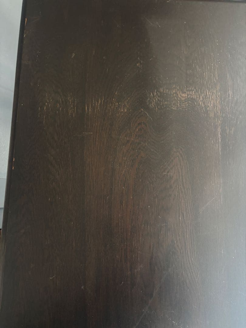 古いローテーブルダークブラウン木製コーヒーサイドテーブルアンティークヴィンテージ