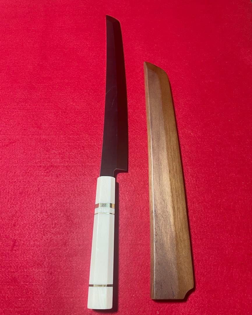 先丸柳刃　本焼　モリブデン