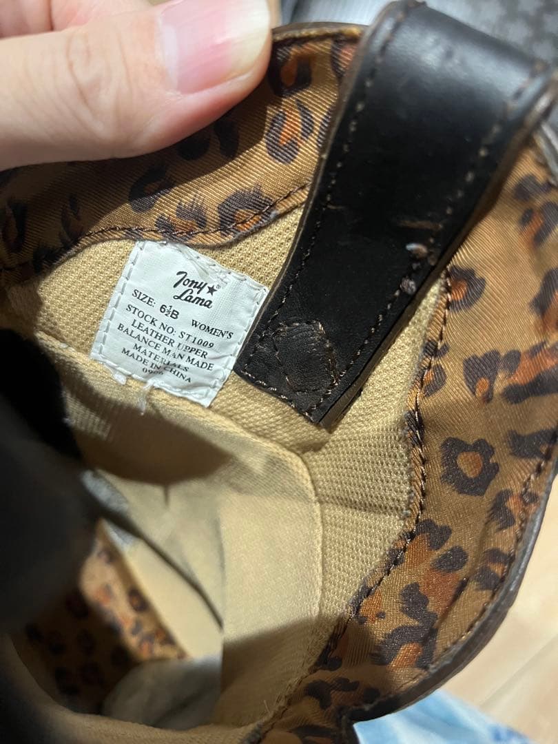 Tony Lama Stars ウエスタンブーツ ブラウン