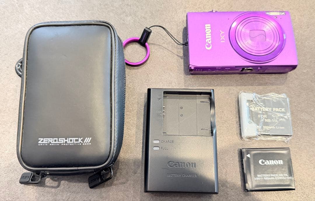 デジタルカメラ　IXY 430F パープル色