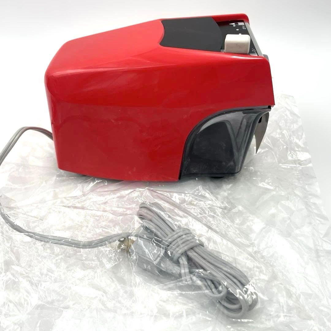 希少　未使用　日立　HITACHI 電動鉛筆削り PH-50 赤　レトロ